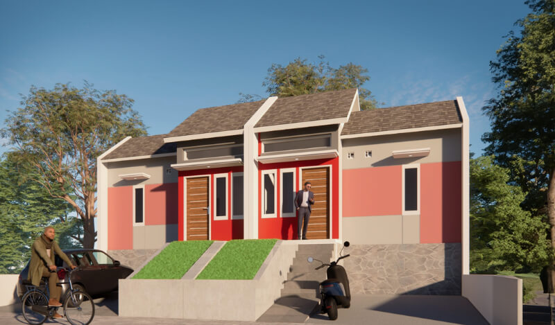 Desain Rumah New Ruby Land Type 25